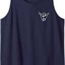 Aloha Hawaii Shaka Hawaiian Island Home Vibe Tank Top Royal Blue, Small