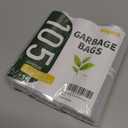 Magesh 4 Gallon Trash Bag Strong, Leakage-Free, Small Garbage Bags Unscented Thick for Bathroom, Office, Kitchen Small Trash Can, 15L, 105 Bags, Clear