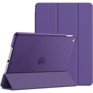 JETech Case for iPad Air 2 (2nd Generation), Smart Cover Auto Wake/Sleep (Purple)