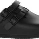 Birkenstock Kay Super Grip Leather Black - Professional Shoes for Women & Mens US M 7.0 / US L 9.0