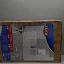 16-Inch Height Extension for Pet Gates, Adjustable Top Extension Piece for 26-42 Inch Wide Gates, Prevents Cats from Jumping Over, White