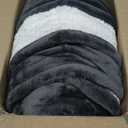 Electric Heated Blanket King Size 90''x100'' Soft Flannel & Sherpa Electric Blanket with 10 Heating Levels, Automatically Shut Down After 8h with Overheat Protection Machine Washable (Light Gray)