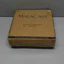 MALACASA Pie Pan, Stoneware Pie Dish for Baking, 45 OZ Deep Dish Pie Pans 9 Inch, Embossed Quiche Baking Dish for Oven, Fluted Dish Pie Plate for Apple Pie, Pot Pie and Quiche, Set of 1, Series LYDIA