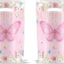 YYaaloa 30pcs Pink Goodie Bags Party Favor Plastic Candy Gift Bags Bulk for Birthday Baby shower Return Gift (Butterfly B 30pcs)