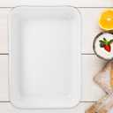 Enamel Baking Tray 13.8X9.6 Inch Multifunctional Non-Stick Oven Pan for Baking Cooking Food Storage Heat-Resistant Kitchen Tray