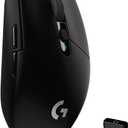 logitech G305 LIGHTSPEED Wireless Gaming Mouse, Black