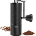TIMEMORE Chestnut C3S PRO Manual Coffee Grinder - Compact with Foldable Handle, Adjustable Stainless Steel S2C Conical Burr for Espresso, French Press & More, Portable Coffee Grinder (Black)