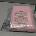 Inhousolu Boho Farmhouse Shower Curtain with Fabric Liner Set, Faux Linen Textured, 14 Metal Hooks Luxury Weighted Hem, Washable Wrinkle Free Bath Curtain for Hotel Bathroom 72" W x 84" L Pink