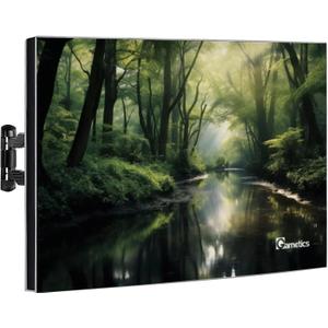 Garnetics Outdoor TV Cover 55 Inch  Waterproof, Weatherproof TV Enclosures with Smart Shield Screen Protectors, Ideal for Outdoor Use, Moving, and Storage - Forest