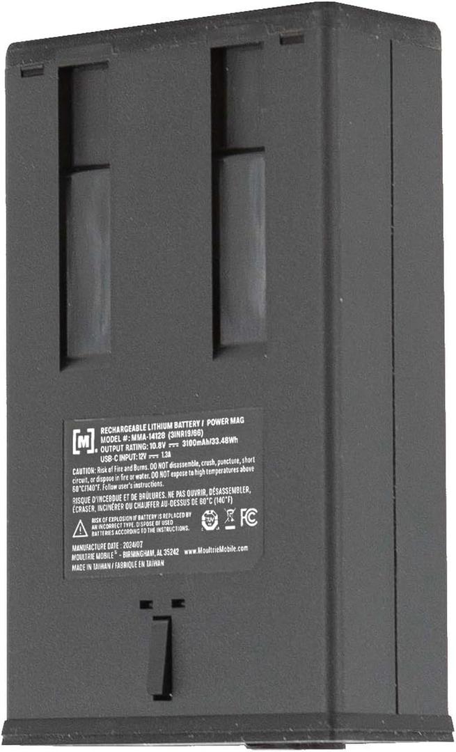 Moultrie Power Mag Rechargeable Lithium-Ion Battery Pack, 3100 mAh