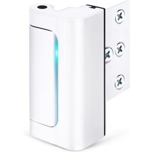 Home Security Door Reinforcement Lock - Child Proof High Security Door Lock Front Door Locks for Kids Safety Withstand 800 lbs Top Door Latch Lock Flip Door Guardian for Inward Swinging Inside Door
