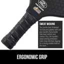 Gorilla Gear USAPA Approved Pickleball Starter Set, Fiberglass Paddles with Bag and Balls, Indoor Outdoor Court Use, Comfortable Racket Grip, Oversized Sweet Spot Pickle Ball Paddle for Men, Women (Black)