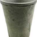 HomArt Rustic Terra Cotta Rose Pot, Small, Moss Grey, 1-Count