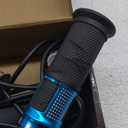 Electric Twist Throttle Grips, Electric Scooter Three Speed Throttle Handlebar, LED Battery Voltage Display Electric Bike Throttle Accelerator Aluminium Speed Control