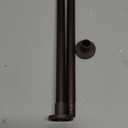 Bronze Shower Curtain Rod 32 to 43 Inch,1 Inch Diameter Adjustable Spring Tension Stainless Steel Telescoping Rod, Easy Install, No Rust