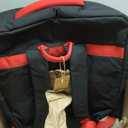 RAINSMORE Padded Car Seat Travel Bag for Airplane with Spinner Wheels, Large