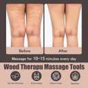 7-in-1 Wood Therapy Massage Kit, Perform Lymphatic Drainage, Relax Your Muscles, Relief Pain for Muscle, Anti-Cellulite