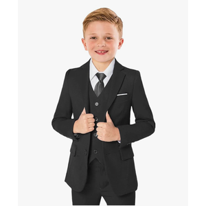 Boys’ Formal Suit 5 Piece Set, Toddler Tuxedos for Wedding, Suits for Teens Boy Dress School Clothes 5T
