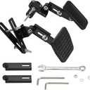 Auto Vehicles Brake and Accelerator Pedal Extenders Adjustable Length and Angle for Short Drivers People Driving Cars,Works for Cars,Go Kart,Ride on Toys (Black)