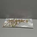 Hicarer Hello Gorgeous Metal Wall Art Decor Minimalist Decoration Metal Hello Gorgeous Decorative Sign for Living Room Office Bedroom Hotel Home Wall Decoration(Gold,Classic Style)