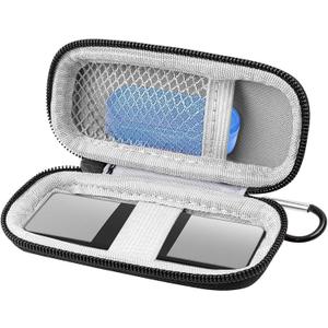 Heart Monitor Case Compatible with AliveCor Kardia Mobile ECG/for KardiaMobile 6L for Apple and Android Device - CASE ONLY (Black)