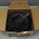 Electric Fondue Pot Set - 2-Liters Black Electric Pot with 6 Stainless Steel Fork - Temperature Control Ideal for Cheese, Caramel, Chocolate - Non-stick and Dishwasher Safe Fondue Pot Set by Stilaris