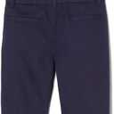 French Toast Girls' Adjustable Waist Twill Bermuda Shorts, Navy, 5 (Blue)