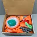 Marlrin Shooting Games Toys for Age 5 6 7 8 9 10+ Year Old Boys, Kids Toy Sports & Outdoor Game with Moving Shooting Target & 2 Popper Air Toy Guns & 24 Foam Balls, Gifts for Boys and Girls