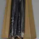 CorkLatta Black Shower Curtain Rod 31 to 104 Inch,1 Inch Diameter Adjustable Spring Tension Curtain Rod No Drilling Stainless Steel Telescoping Rod,No Rust