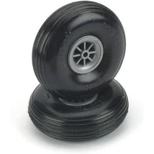 Du-Bro 350T 3-1/2" Diameter Treaded Surface Wheel (2-Pack)