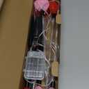  YUNVI 6 Pack Valentine's Day Pathway Lights,8 Modes LEDs Red & Pink Heart Stake Light with Timer Valentine Walkway String Lights Markers for Outdoor Backyard Patio Lawn Garden Party Decoration