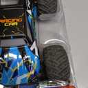 Rcjoyou Remote Control Car, 2WD Off-Road Rc Truck, 20 KM/H All-Terrain RC Cars with Headlights & Body Lights, 2.4GHz, 2 Batteries, Remote Control Car for Boys 4-7 8-12, Gift Toys for Boys Girls