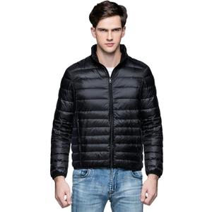 Camii Mia Mens Puffer Jacket Packable Down Jacket Lightweight Water Resistant Coats Puffer Jacket Men (X-Large, Black)