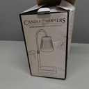 Candle Warmer Lamp with Timer, Dimmable Candle Warmer for Home Decor, Birthday Gifts for Women Mom, Adjustable Height Wax Melt Warmer with 2 Bulbs (Gold)