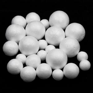 MIDELONG 24 Pcs Craft Foam Balls, 3 Sizes White Foam Craft Balls Polystyrene Craft Balls for DIY Craft Art Holiday Household School Projects and Party Decoration
