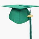 FtyFty Unisex Adult Matte Graduation Cap with Tassel Year Charm