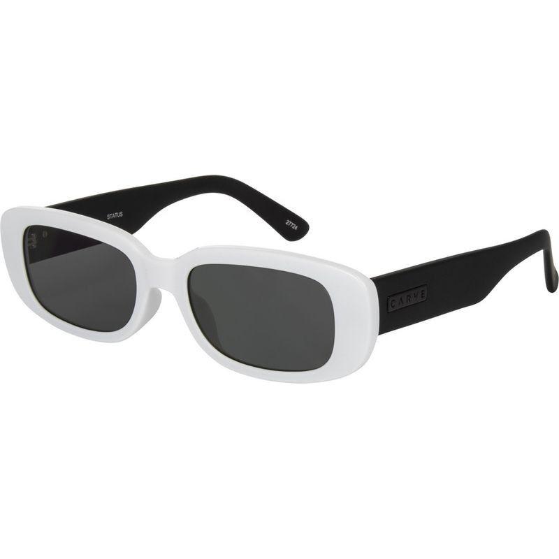 Carve Status Gloss White/Matt Black Frame Gray Lens