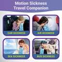 Kids Vomit Bags Disposable 20 Pack - Individually Wrapped Barf Bags with Cute Monster Print - Leak Proof Self Sealing Emesis Bags for Motion Car Sickness and Nausea - Ideal for Taxis, Airplane Travel