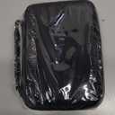 ProCase Hard Travel Case for Norelco Multigroom Series 3000 5000 7000 MG3750 MG5750/49 MG7750/49 Men's Electric Trimmer Shaver and Attachments -Black