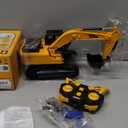 JOYIN Remote Control Excavator Toys for Boys, 2.4Ghz RC Play Excavator with Light, Construction Toys for Boys Birthday Gift 3-5 4-7 8-12 Year Old Kids