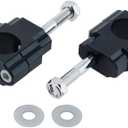 Universal Dirt Bike Handlebar Mounts- Motorcycle Handlebar Riser Mounting Kit 1-1/8" Black
