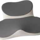 Meditation Seat Cushion Stool Chair Memory Foam Pad Cross Legged Pillow for Home Balcony Leisure Living Room Sitting On Floor (Gray)