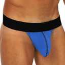 Evankin Mens Sexy Briefs Assless Underwear No Jockstraps Thong G-Strings with Bulge Pouch (L)