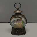 Christmas Snow Globe Lantern Water Glittering Nutcracker Clara with Music & Timer, USB Lined/Battery Operated Lighted Lantern for Christmas Festival Decoration Gifts