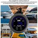 Water Temperature Gauge with 1/8NPT Sensor & Bracket 150C Digital LED Display Water Coolant Temperature Gauge for Cars Trucks Ships Vehicle Automotive Boat Marine 2/52mm (Blue)