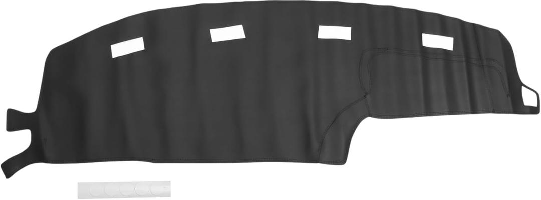 Dash Cover for Dodge for Ram 1500 2500 3500 1994-1997 Dash Board Mat Anti-Slip Dash Cover Mat Faux Leather Center Console Dashboard Cover Pad Carpet Black