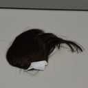 NAYOO Bangs Hair Clip - Brown Black Fake Bangs 100% Real Human Hair Extensions French Bangs for Women Fringe with Temples Hairpieces Curved Bangs for Daily Wear (Brown Black, French Bangs)