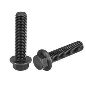 uxcell M14-2x60mm Hex Serrated Flange Bolts 10.9 Grade Carbon Steel Screws 2pcs
