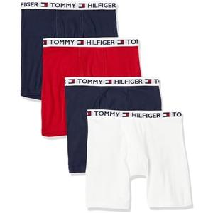 Tommy Hilfiger Men's Underwear Cotton Classics, Pack of 4 Boxer Brief, Size S