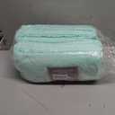 MOONQUEEN 6 Pack Premium Bath Towel Set - Quick Drying - Microfiber Coral Velvet Highly Absorbent Towels - Multipurpose Use as Bath Fitness, Bathroom, Shower, Sports, Yoga Towel (Frozen Blue)